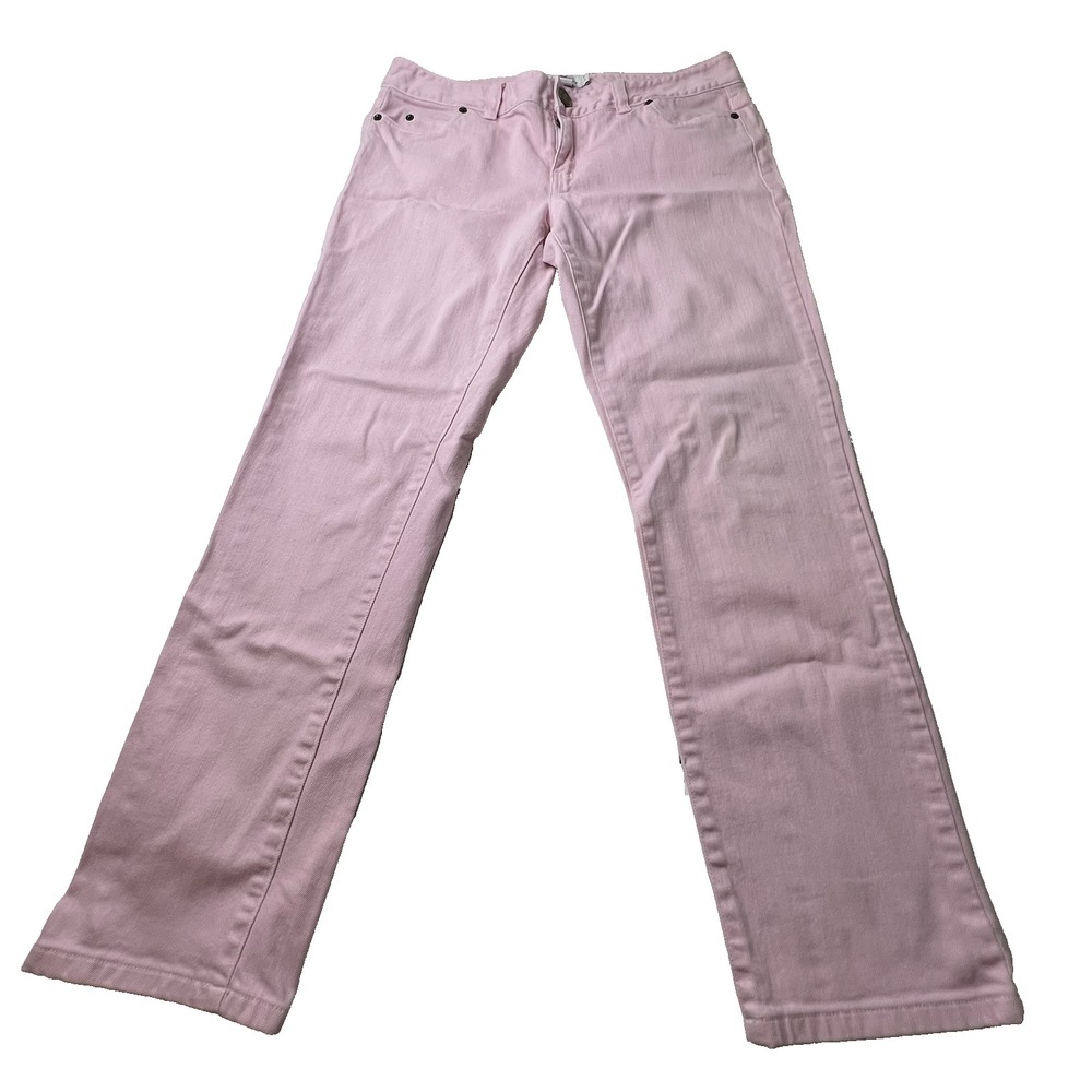 Vineyard Vines Womens Pink Denim Jeans Size 8 Skinny